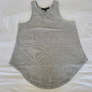 Le chateau grey knit high neck large shirt